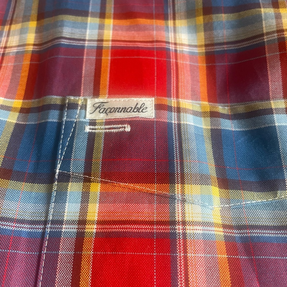 Faconnable Classique Button Down Collar Shirt In … - image 3